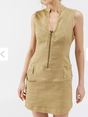 BDG Rowan Denim Zip up dress M